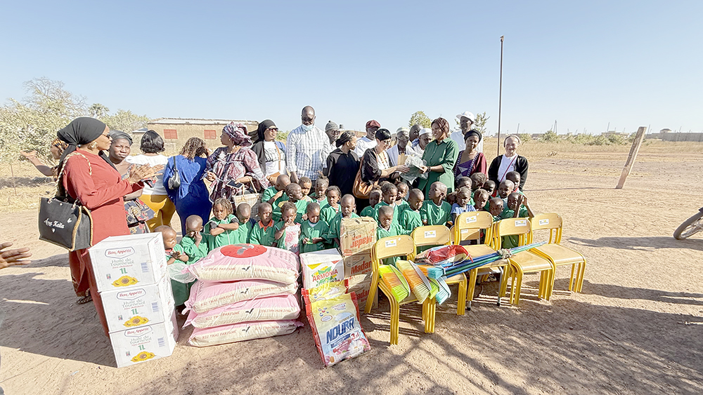 Distribution des dons